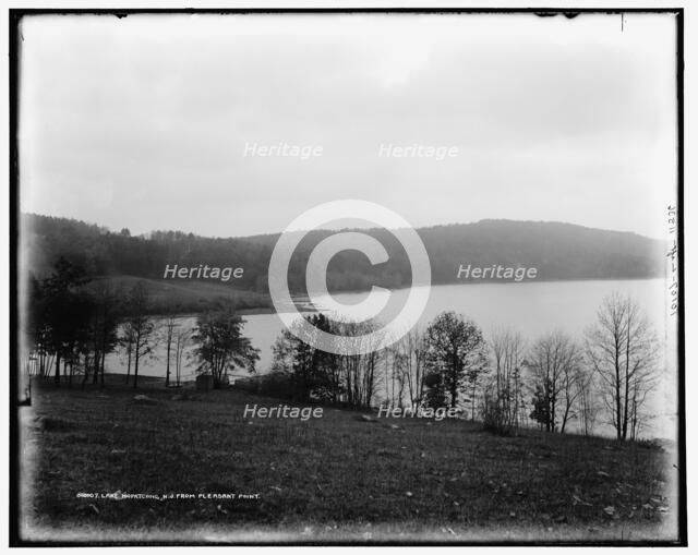Lake Hopatcong, N.J., from Pleasant Point, c1900. Creator: Unknown.