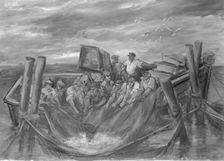Lake Huron Fishermen, 1942. Creator: Carlos Lopez