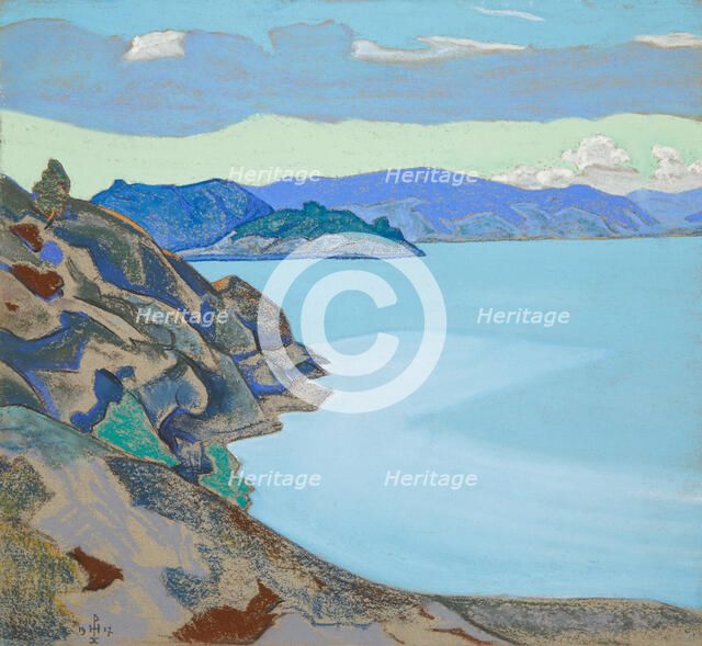 Lake Hympola, 1917. Creator: Roerich, Nicholas (1874-1947).