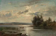 Lake in Tavastland, Before 1890. Creator: Hjalmar Munsterhjelm