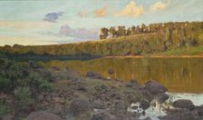 Lake in the Forest, 1898. Creator: Gottfrid Kallstenius