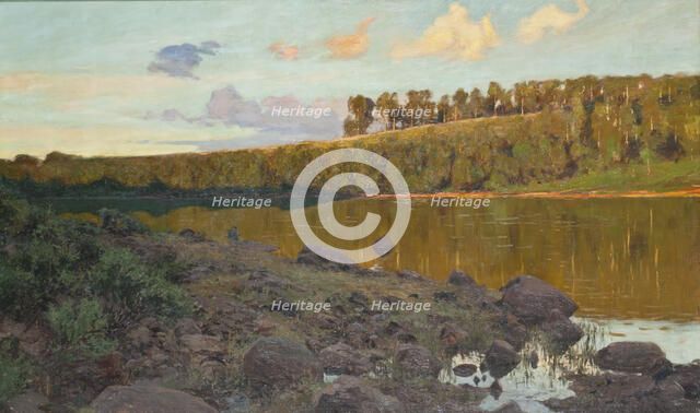 Lake in the Forest, 1898. Creator: Gottfrid Kallstenius.