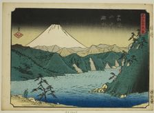 Lake in the Hakone Mountains (Hakone sanchu kosui), from the series "Thirty-six Views...", 1851/52. Creator: Ando Hiroshige