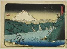 Lake in the Hakone Mountains (Hakone sanchu kosui), from the series "Thirty-six Views...", 1851/52. Creator: Ando Hiroshige