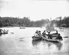 Lake in Wade Park, Cleveland, Ohio, USA, c1900. Creator: Unknown