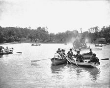 Lake in Wade Park, Cleveland, Ohio, USA, c1900. Creator: Unknown
