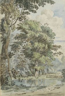 Lake in a forest, 1783. Creator: Johannes Huibert Prins