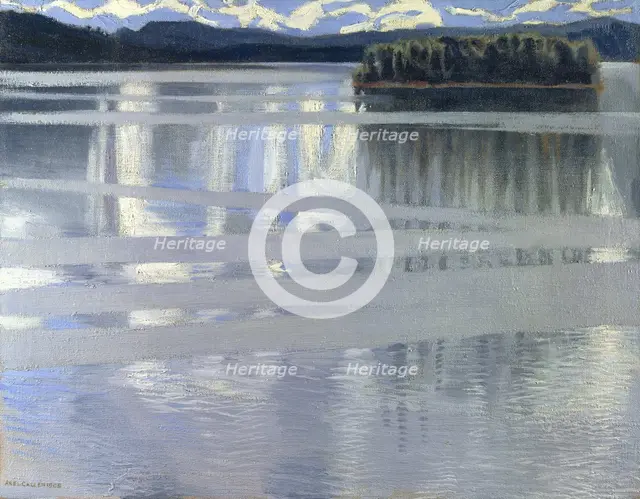 Lake Keitele, 1905. Artist: Gallen-Kallela, Akseli (1865-1931)
