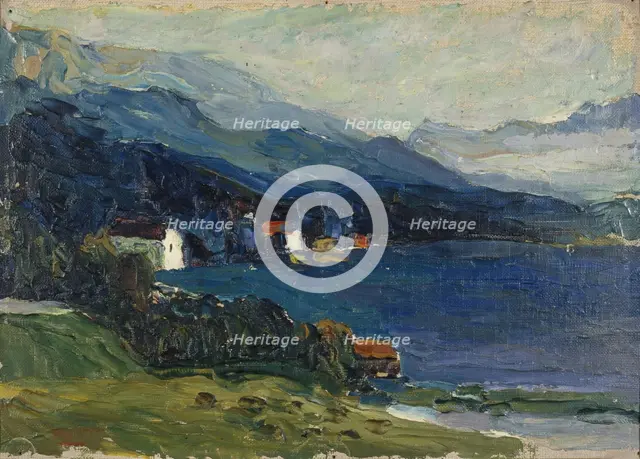 Lake Kochel, c. 1902. Artist: Kandinsky, Wassily Vasilyevich (1866-1944)