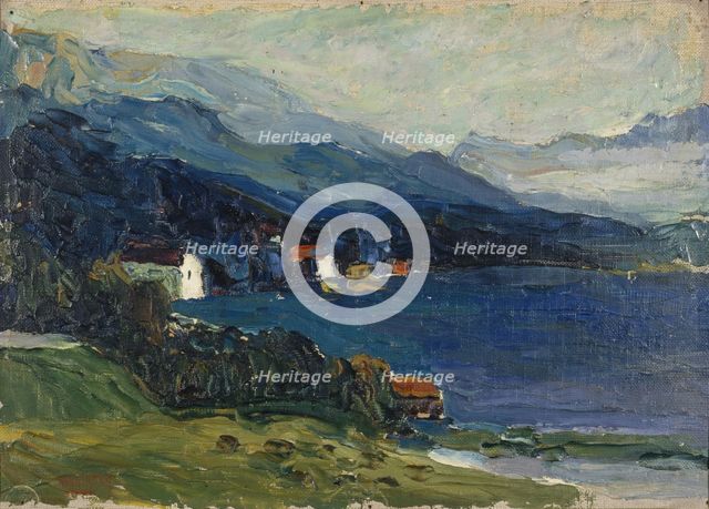 Lake Kochel, c. 1902. Artist: Kandinsky, Wassily Vasilyevich (1866-1944)