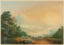 Lake Lucerne, Switzerland, 1857. Creator: George Baxter