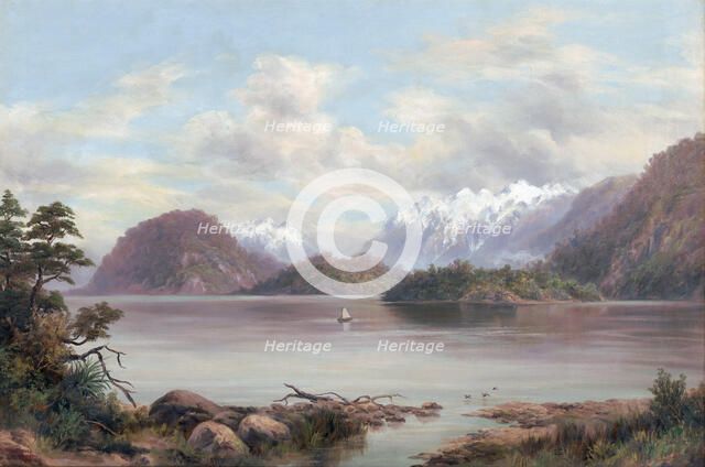 Lake Manapouri, c1900. Creator: William George Baker.