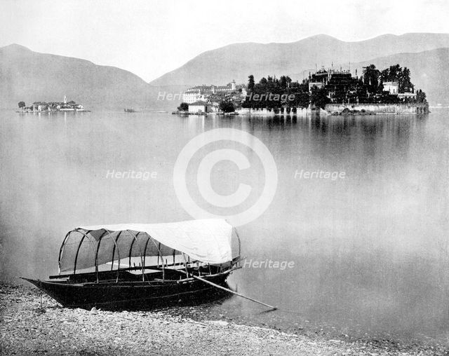 Lake Maggiore, Isola Bella, Italy, 1893.Artist: John L Stoddard