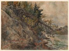 Lake Memphremagog, c. 1880s. Creator: Harry Fenn (American, 1838/45-1911)