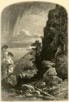Lake Memphremagog, South from Owl's Head 1874. Creators: John Douglas Woodward, W. J. Linton