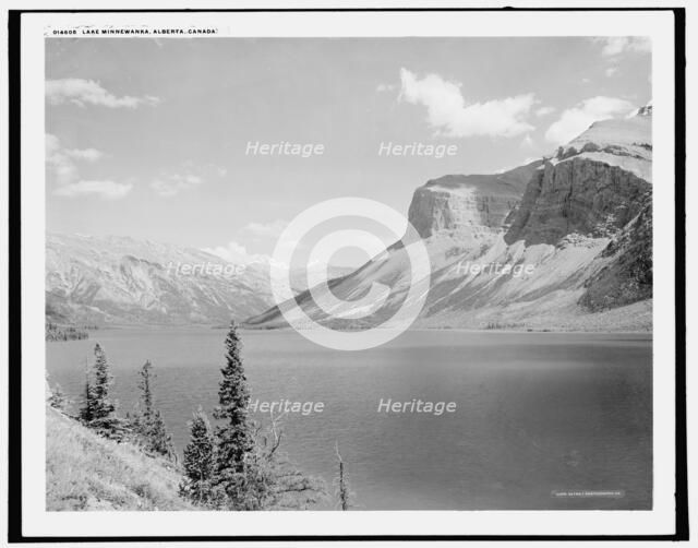 Lake Minnewanka, Alberta, Canada, c1902. Creator: Unknown.