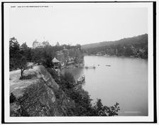 Lake Mohonk from Eagle Cliff Road, N.Y., c1902. Creator: Unknown