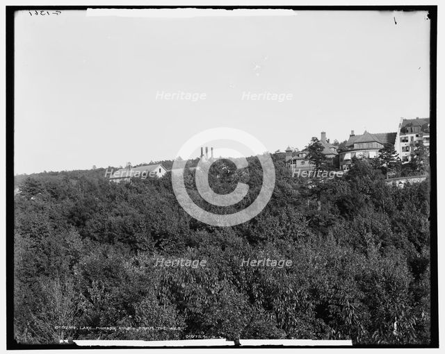 Lake Mohonk House from the west, c1904. Creator: Unknown.