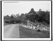 Lake Mohonk House from Garden Drive, N.Y., (1902?). Creator: Unknown