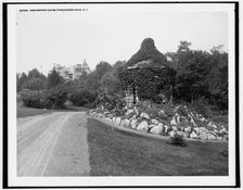 Lake Mohonk House from Garden Drive, N.Y., (1902?). Creator: Unknown