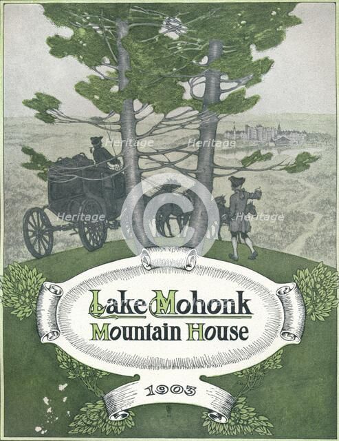 'Lake Mohonk Mountain House', 1903. Artist: Binner Engraving Co.