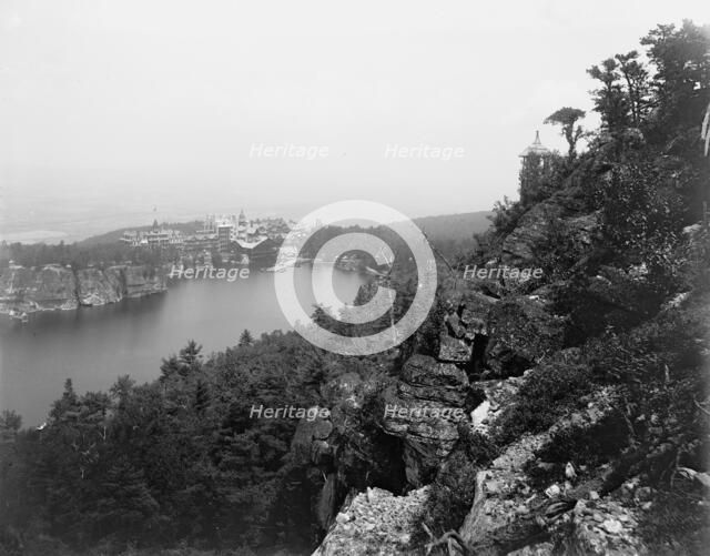 Lake Mohonk Mountain House, N.Y., from near Sky Top, between 1895 and 1910. Creator: Unknown.