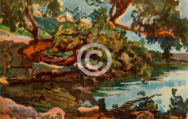 'Lake Nemi', 1830s? (1965). Creator: Aleksandr Ivanov.