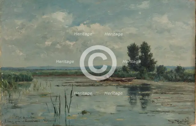 Lake near Loosdrecht, 1887. Creator: Willem Roelofs.