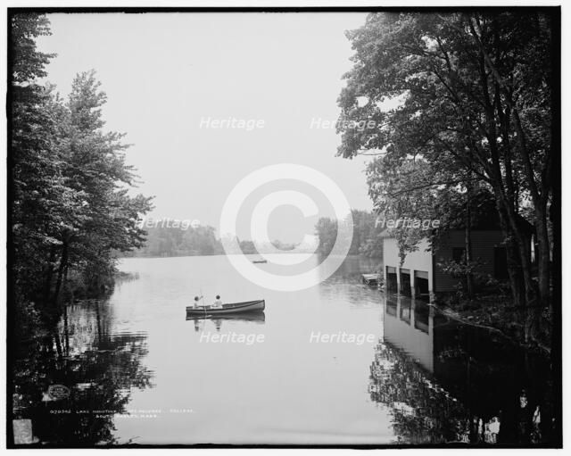 Lake Nonotuck, Mt. Mount Holyoke College, South Hadley, Mass., c1908. Creator: Unknown.