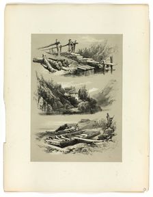 Lake of Uri and Brunnen, from Picturesque Selections, 1859. Creator: James Duffield Harding