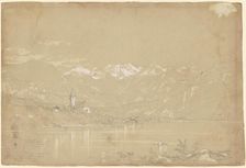 Lake of Brienz, late 19th century. Creator: John William Casilear
