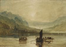 Lake of Brienz, Moonlight, 1802-1808. Artist: JMW Turner