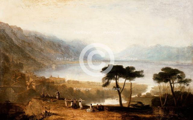 Lake of Geneva from Montreux, c1810. Creator: JMW Turner.