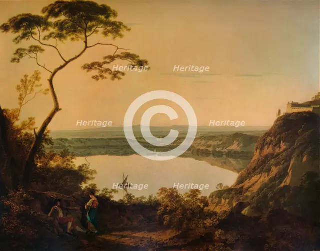 'Lake of Nemi', c1761, (1938). Artist: Richard Wilson.