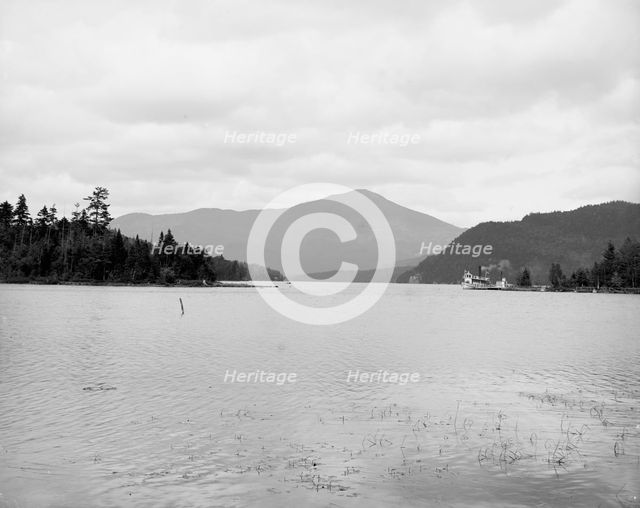Lake Placid and Whiteface Mountain, Adirondack Mts., N.Y., between 1900 and 1910. Creator: Unknown.