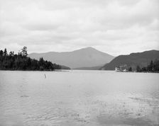 Lake Placid and Whiteface Mountain, Adirondack Mts., N.Y., between 1900 and 1910. Creator: Unknown
