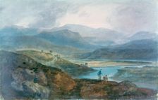 Lake, Scotland 1801-1802. Artist: JMW Turner