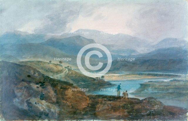 'Lake, Scotland', 1801-1802.  Artist: JMW Turner