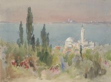 Lake scene, 1844-1906. Creator: Hercules Brabazon Brabazon