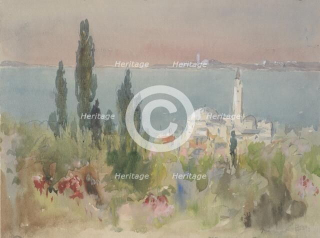 Lake scene, 1844-1906. Creator: Hercules Brabazon Brabazon.