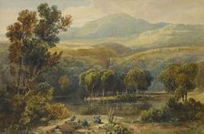 Lake Scene, North Wales, 1811. Creator: David Cox the Elder