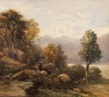 Lake Scene, North Wales, c1830s. Creator: David Cox the Elder