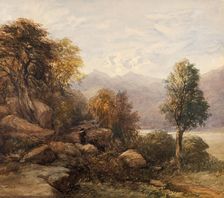 Lake Scene, North Wales, c1830s. Creator: David Cox the Elder