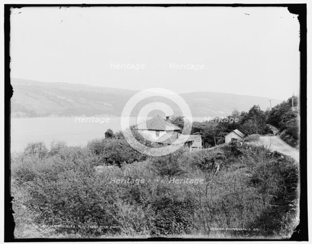 Lake Skaneateles, N.Y., three mile point, between 1890 and 1901. Creator: Unknown.