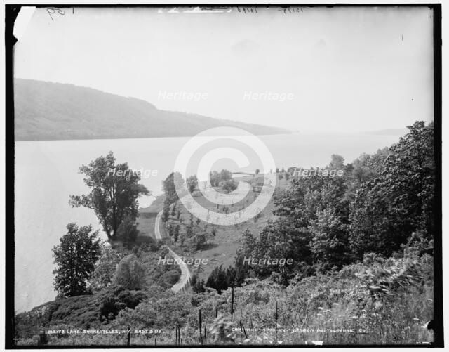 Lake Skaneateles, N.Y., east side, c1900. Creator: Unknown.