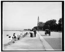 Lake Shore Drive, Jackson Park, Chicago, Ill., c1907. Creator: Unknown