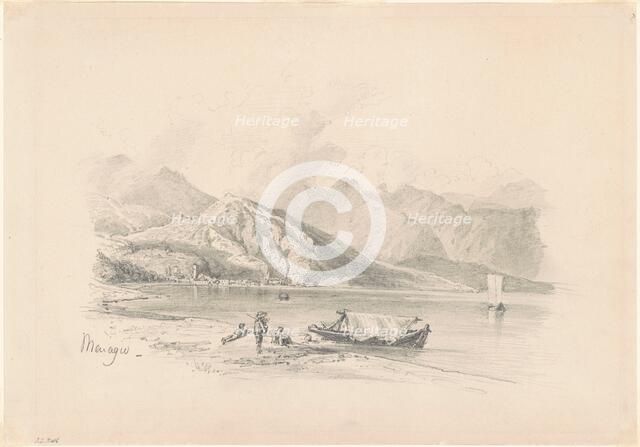 Lake Shore, Menaggio [recto], 1869. Creator: John Singer Sargent.