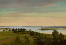 Lake Siljan. Study. Creator: Gustav Wilhelm Palm