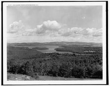 Lake Sunapee from Sunapee Mountain, N.H., c1900. Creator: Unknown