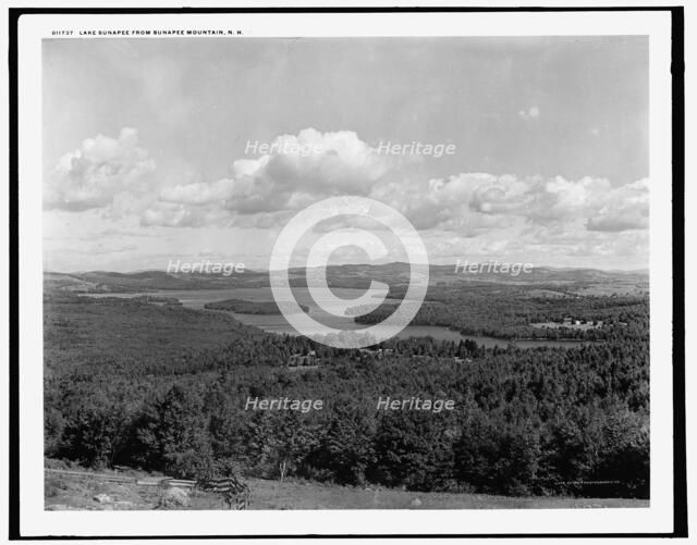 Lake Sunapee from Sunapee Mountain, N.H., c1900. Creator: Unknown.